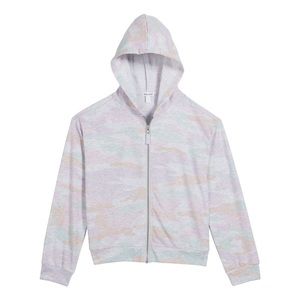 Splendid Girls’ Pastel Camoflage Hoodie - Big Kid Size 10